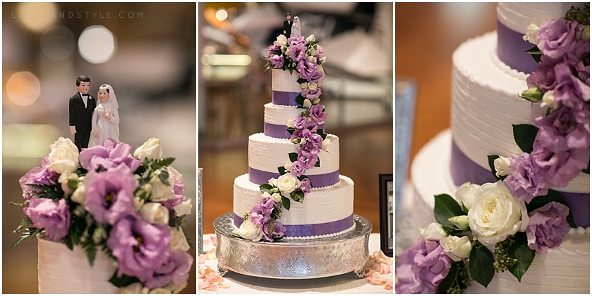 Wedding Cake Reception Details at the Henry Ford Museum 