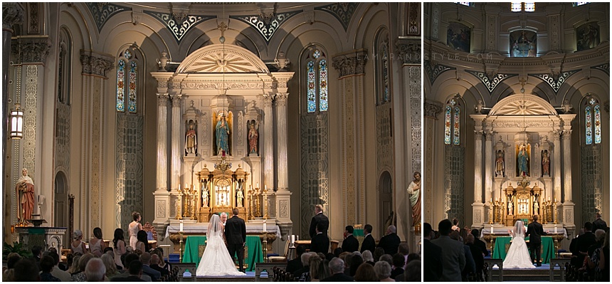 old st mary's church detroit lamarand style wedding